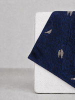 Black Banarasi Pocket Square