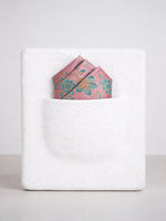 Pink Printed Pocket Square
