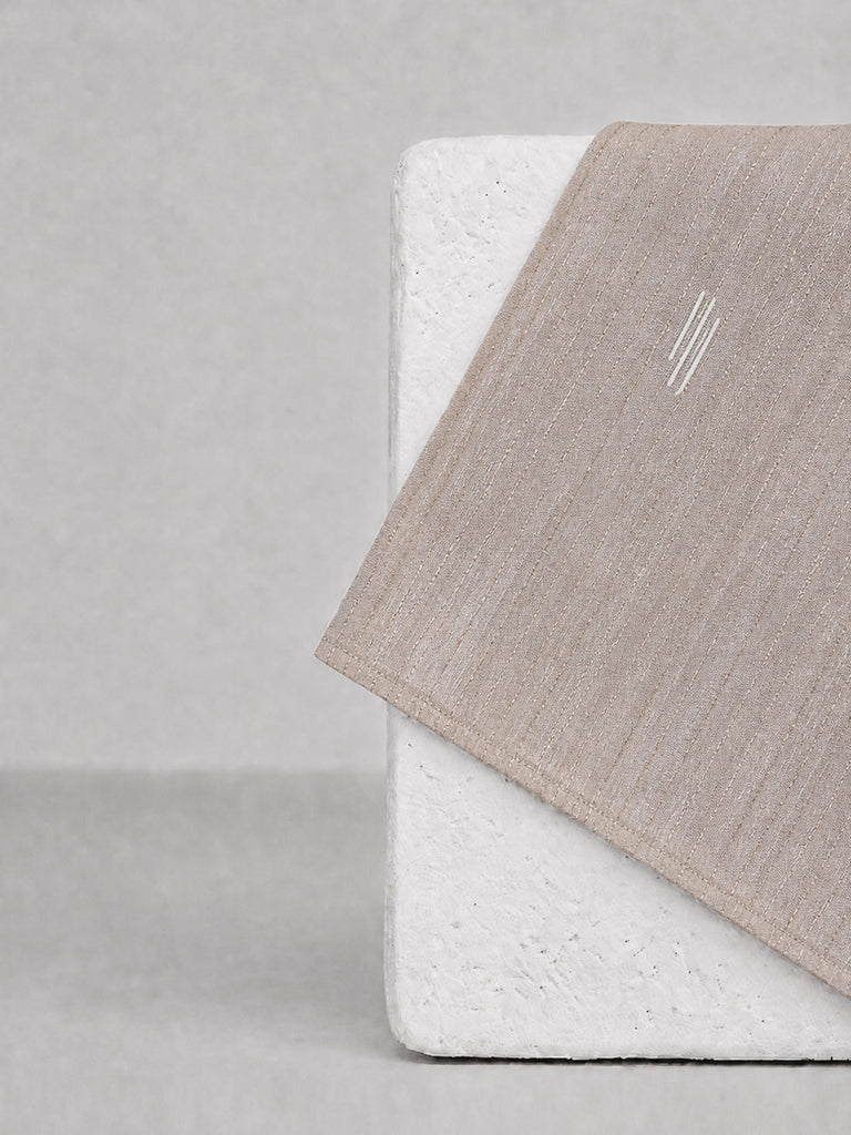 Baby Pink Banarsi Pocket Square