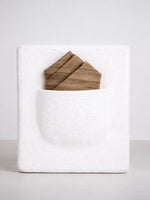 Warm Ecru Banarasi Pocket Square