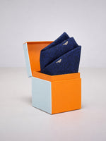 Black Banarasi Pocket Square