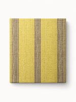 Handwoven Yellow Striped Banarasi Diary