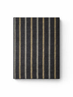 Handwoven Black Striped Banarasi Diary