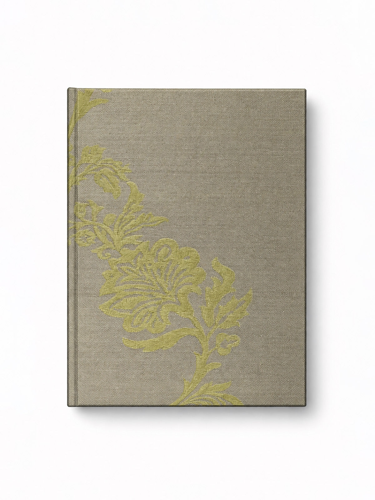 Handwoven Muted Sage Banarasi Diary