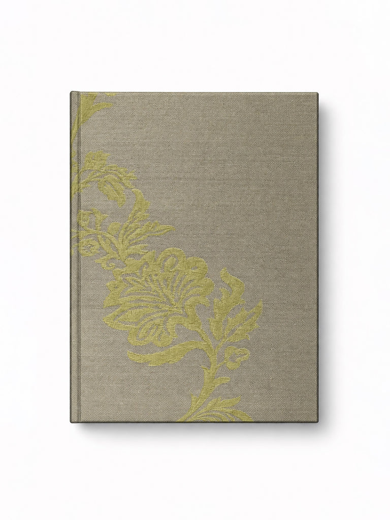 Handwoven Muted Sage Banarasi Diary