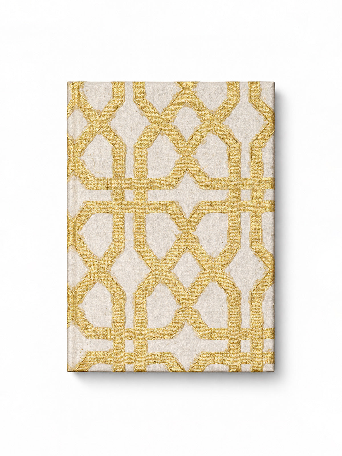 Handwoven Beige & Gold Banarasi Diary