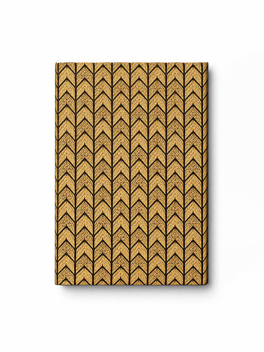 Handwoven Dusty Beige Aztec Banarasi Diary