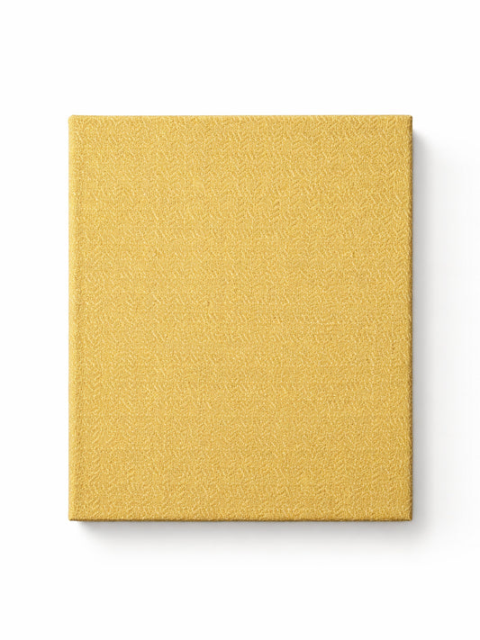 Handwoven Mustard Gold Banarasi Diary