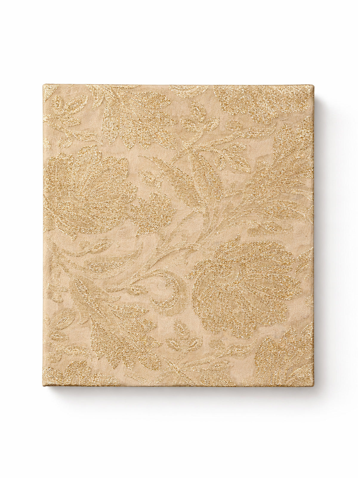 Handwoven Champagne Gold Banarasi Diary