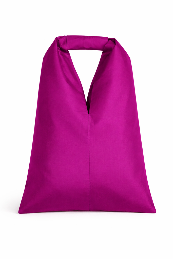 Handwoven Fuchsia Pink Banarasi Potli