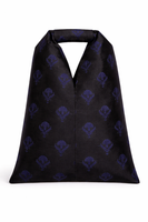 Handwoven Midnight Black Banarasi Potli