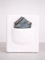 Multi-Colour Printed Silk Pocket Square