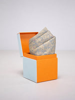 Handwoven Ivory & Gold Silk Pocket Square