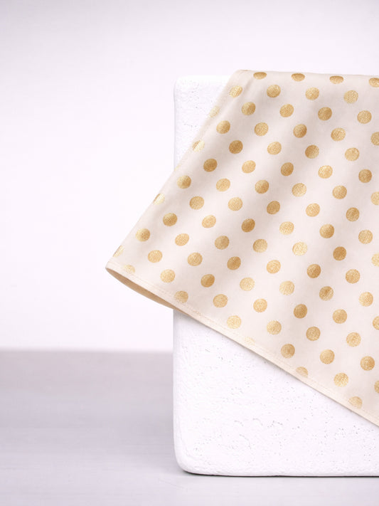 Handwoven Fawn Cutwork Silk Pocket Square