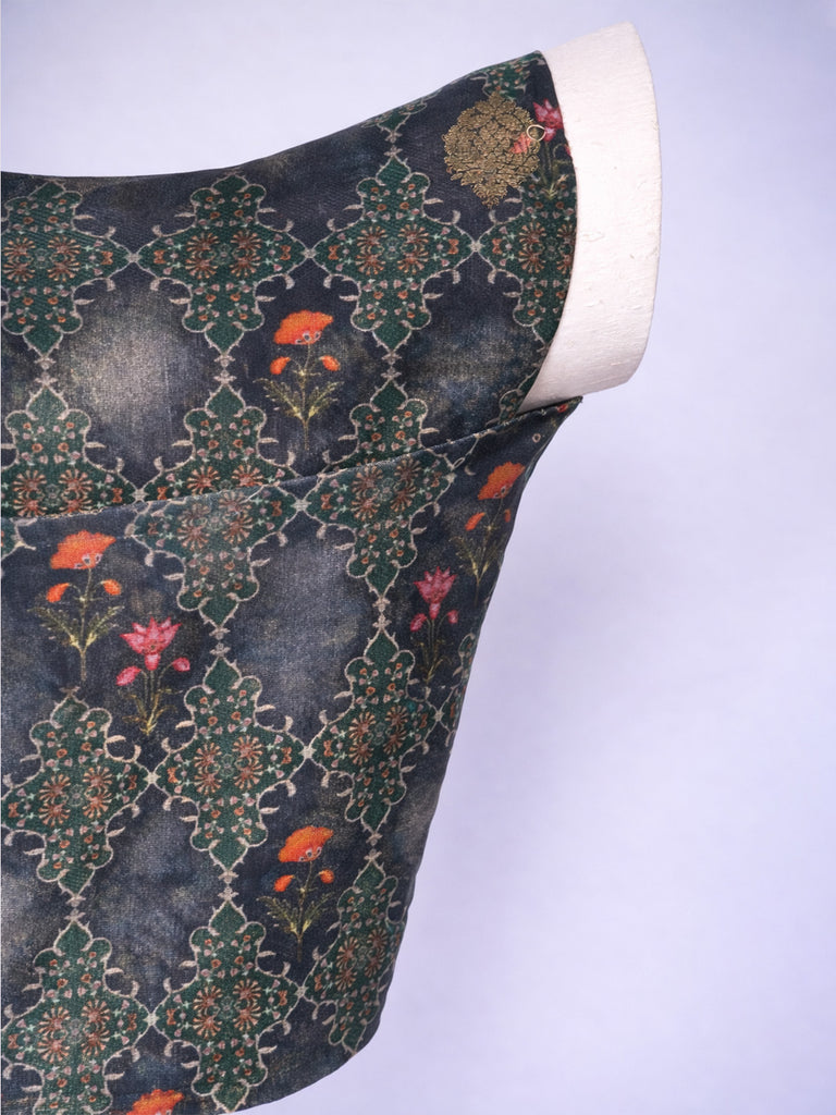 Handwoven Multi-colour Kadhwa Banarasi