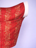 Handwoven Red Cutwork Banarasi