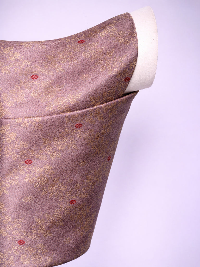 Handwoven Mauve Banarasi Phekwa