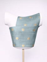 Handwoven Pale Blue Kadhwa Banarasi