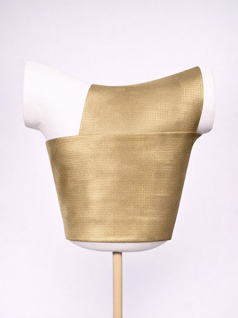 Handwoven Gold Brocade Banarasi