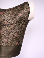 Handwoven Black Phekwa Banarasi