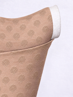 Handwoven Champagne Taupe Cutwork Blouse Fabric