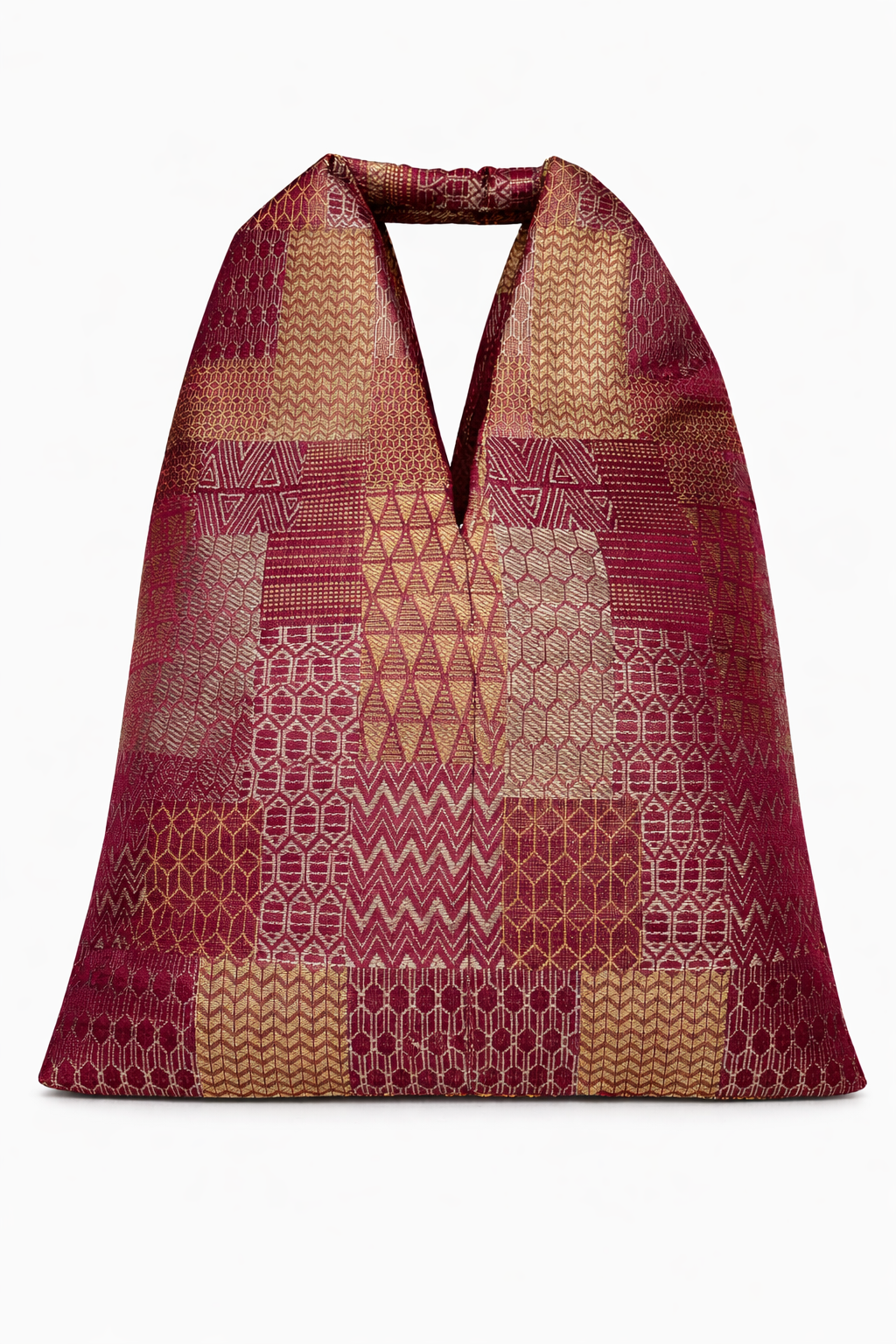 Handwoven Brown Banarasi Potli