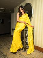Yellow Crossword Saree