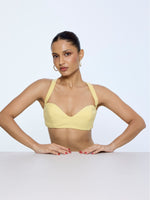 Handwoven Lemon Yellow Blouse from Palak X Ekaya