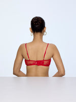 Red Chantilly Blouse from Palak X Ekaya