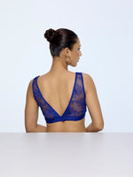 Deep Blue Chantilly Blouse from Palak X Ekaya