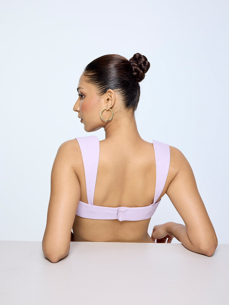 Lavendar Blouse from Palak X Ekaya