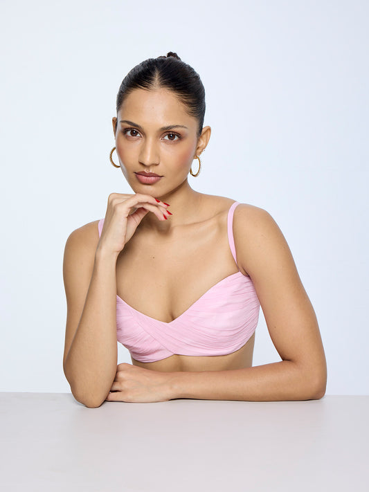 Blush Pink Blouse from Palak X Ekaya