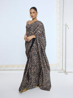 The Cheetah Print Saree
