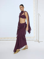 Maroon Polka Dot Dupatta