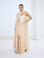 Handwoven Beige Scarf