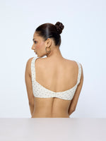 White Polka Dot Blouse from Palak X Ekaya