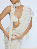 White Dotted Neck-Tie