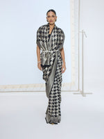 The Midnight Gerum Saree