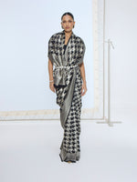 The Midnight Gerum Saree