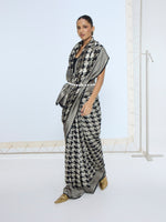 The Midnight Gerum Saree