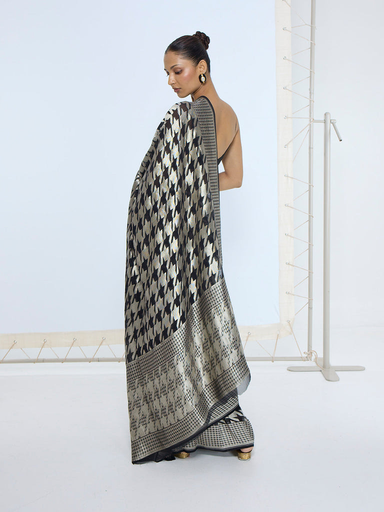 The Midnight Gerum Saree