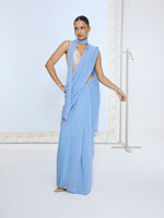 Baby Blue Dotted Neck-Tie