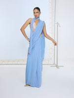 Baby Blue Dotted Neck-Tie