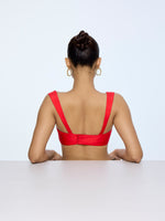 Crimson Red Blouse from Palak X Ekaya