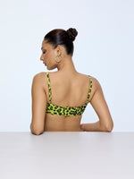 Green Leopard Print Blouse from Palak X Ekaya