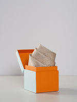 Handwoven Beige Silk Pocket Square