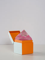 Handwoven Pink Silk Pocket Square