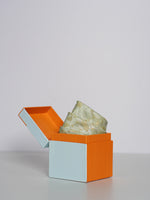 Handwoven Green Silk Pocket Square