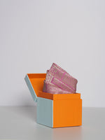 Handwoven Pink Silk Pocket Square