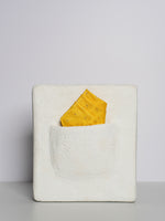 Handwoven Yellow Silk Pocket Square